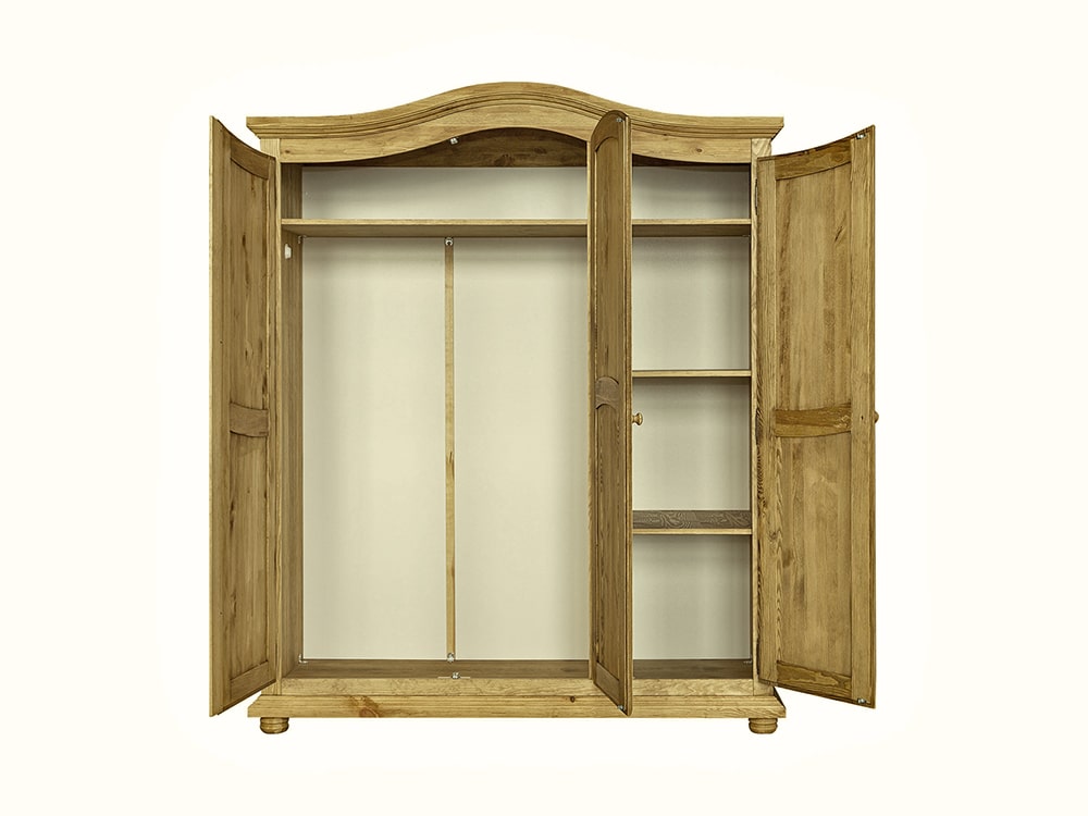 Шкафы для одежды - Шкаф для одежды ЛОТОС 1092, Искусственное старение(3) - Белорусская мебель