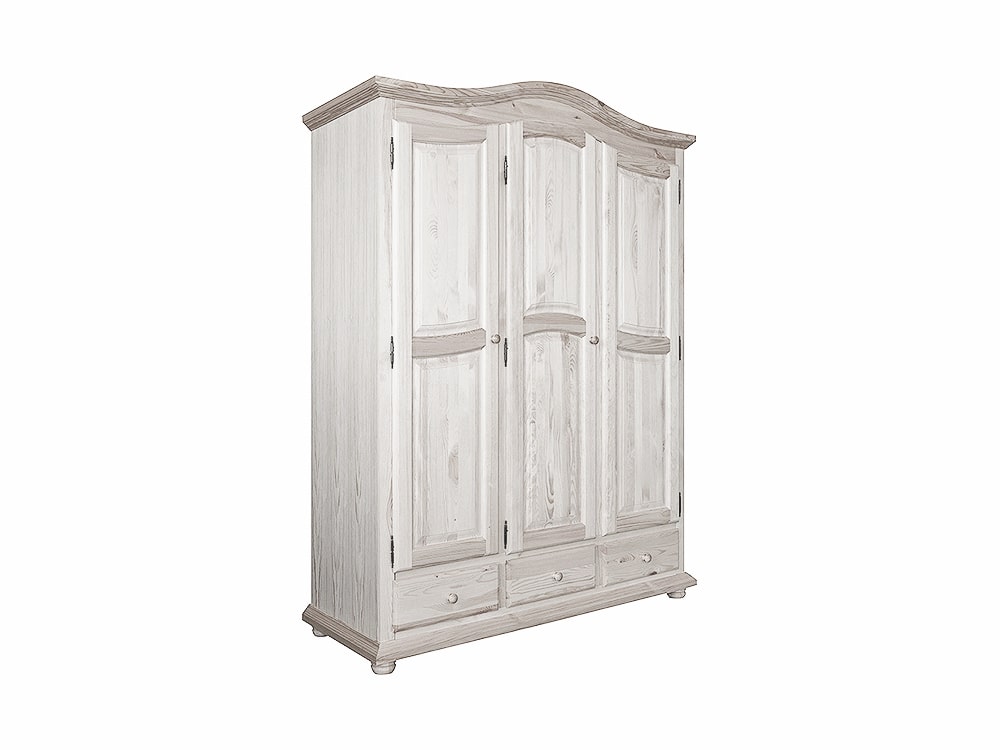 Шкафы для одежды - Шкаф для одежды ЛОТОС 2191, Брашированный крем(1) - Белорусская мебель