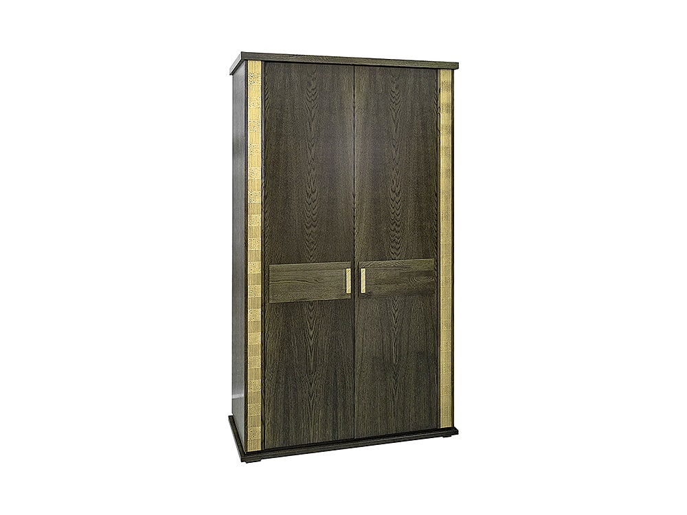 Шкафы для одежды - Шкаф для одежды ТУНИС П344.06, Венге с золочением(1) - Белорусская мебель