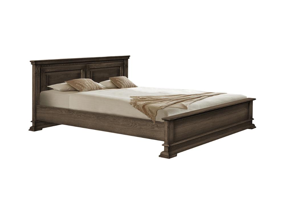 Кровати - Кровать односпальная ВЕРДИ ЛЮКС (120), изножье низкое, Венге(1) - Белорусская мебель