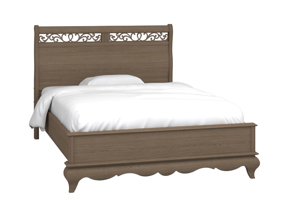 Кровати - Кровать двуспальная ОСКАР (изножье низкое), Классик, ММ-216-02/14Б2(1) - Белорусская мебель