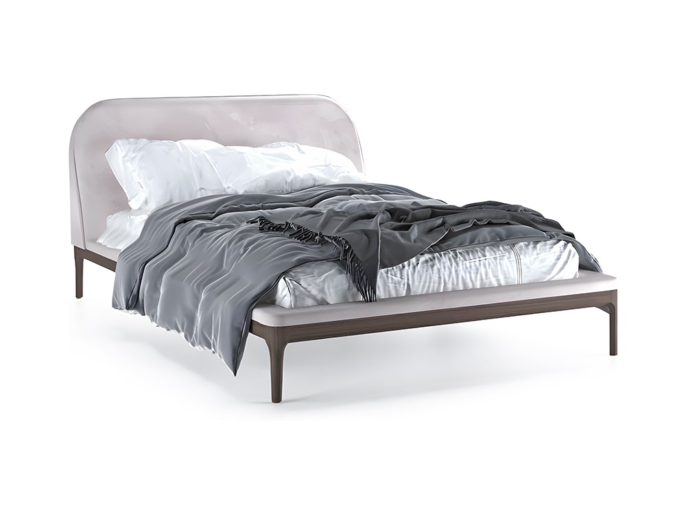 Кровати - Кровать двуспальная ENZO, Дуб Бостон (180)(1) - Белорусская мебель
