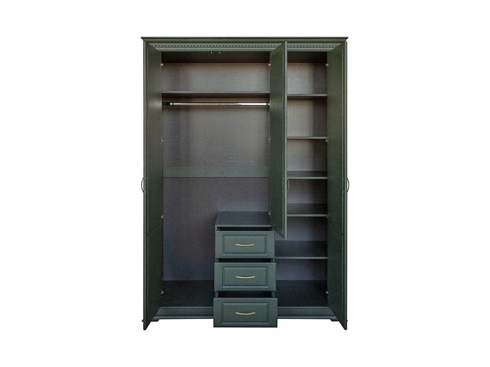 Шкафы для одежды - Шкаф для одежды 3д ВЕРДИ, Грин, П3.487.1.25(3) - Белорусская мебель