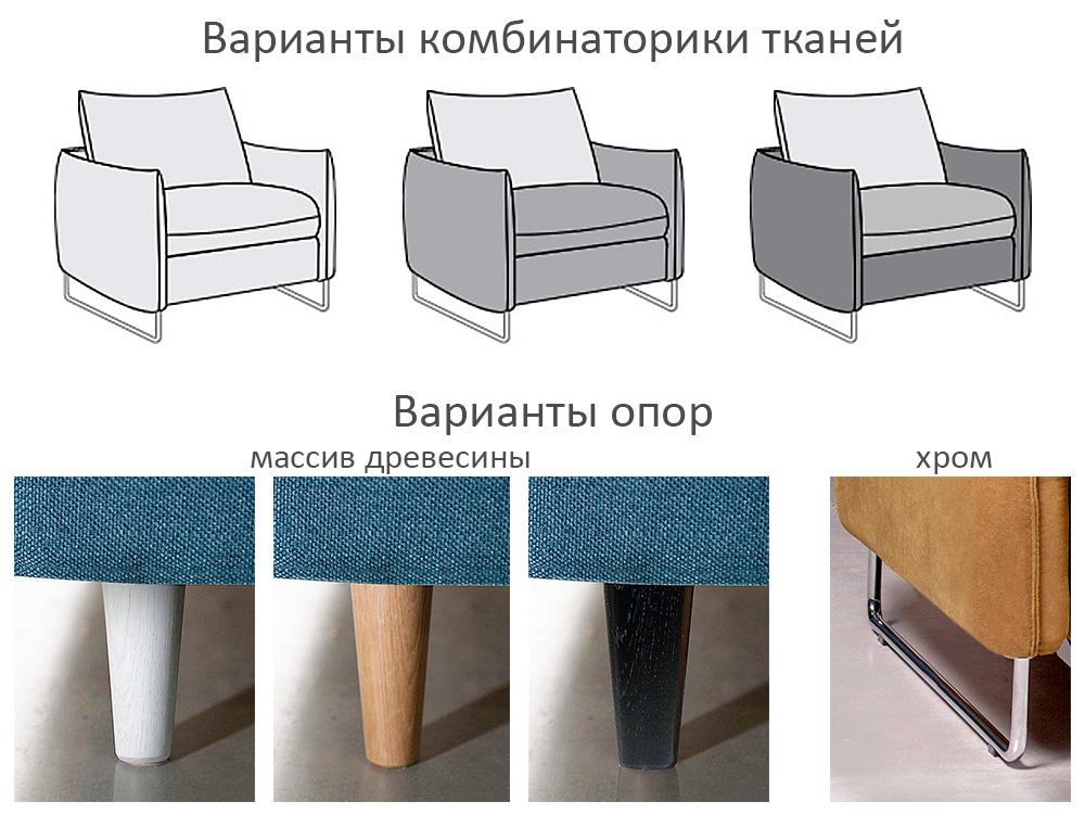Кресла - Кресло МЕГА (кат.6), опоры из массива дуба(5) - Белорусская мебель