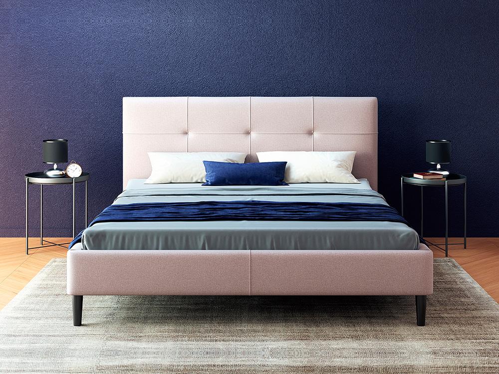 Интерьерные мягкие кровати - Кровать двуспальная ОДРИ (140)(3) - Белорусская мебель