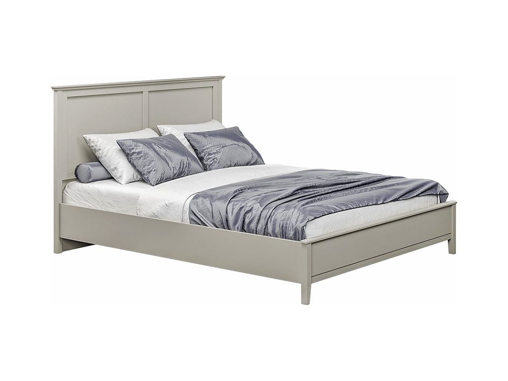Кровати - Кровать двуспальная ЭЛЬЗА, Светло-серый (160)(1) - Белорусская мебель