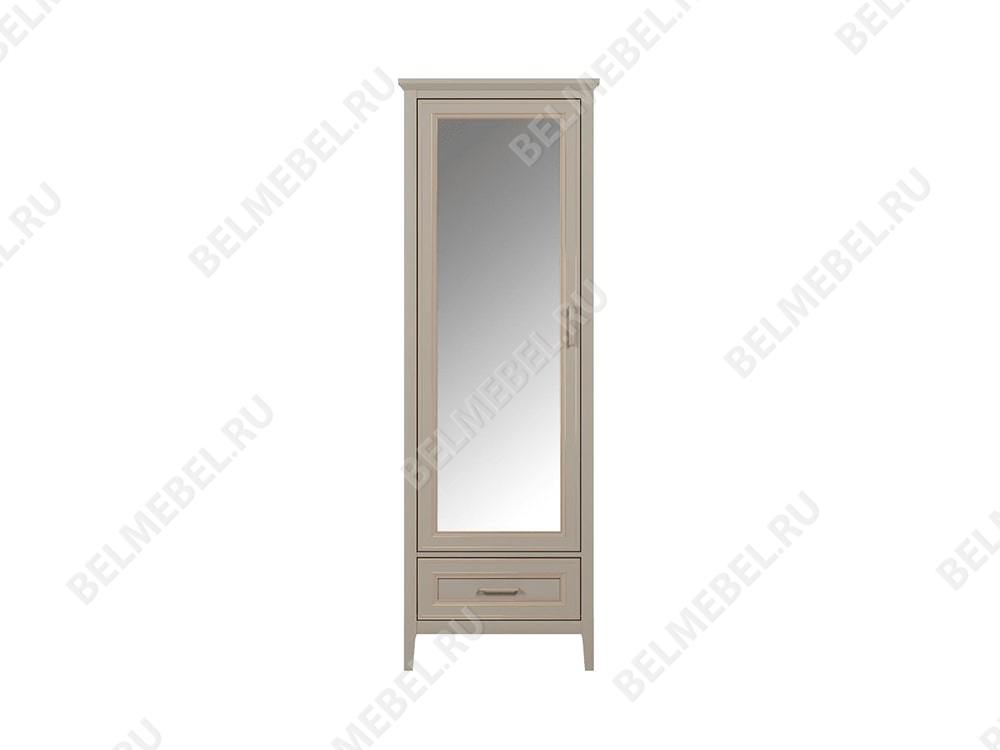 Шкафы в прихожую - Шкаф с зеркалом Classic, Глиняный серый(2) - Белорусская мебель