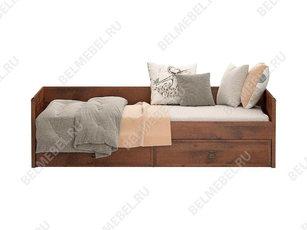 Кровати в детскую - Кровать с выдвижными ящиками Индиана, Дуб саттер(1) - Белорусская мебель