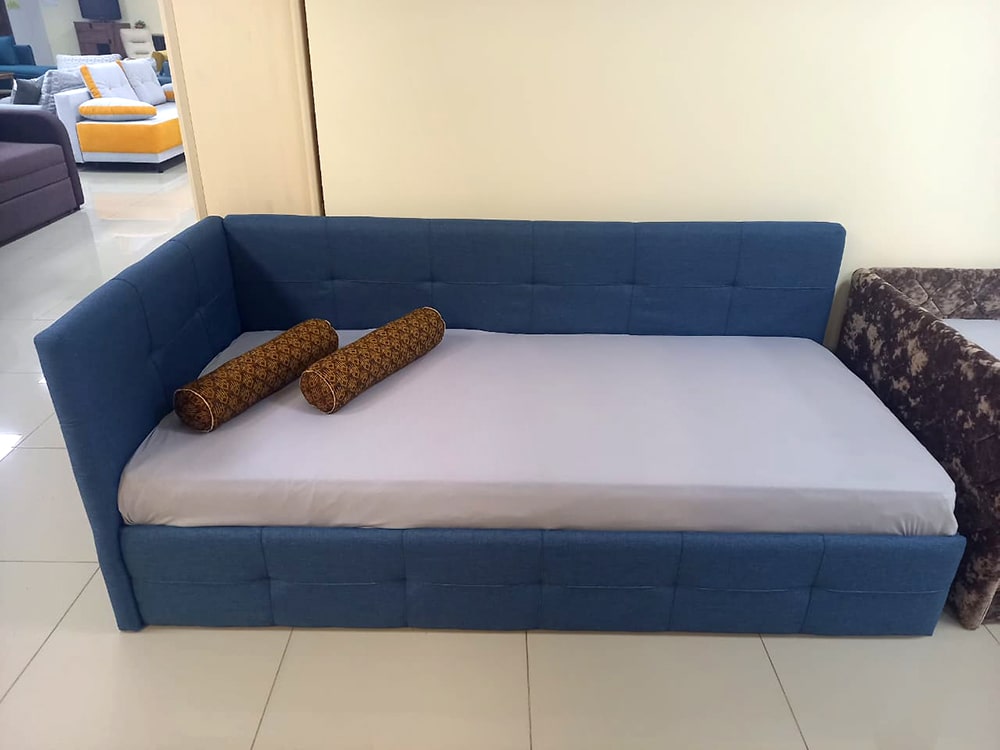 Интерьерные мягкие кровати - Кровать БОСС, Саванна 126 (90)(10) - Белорусская мебель