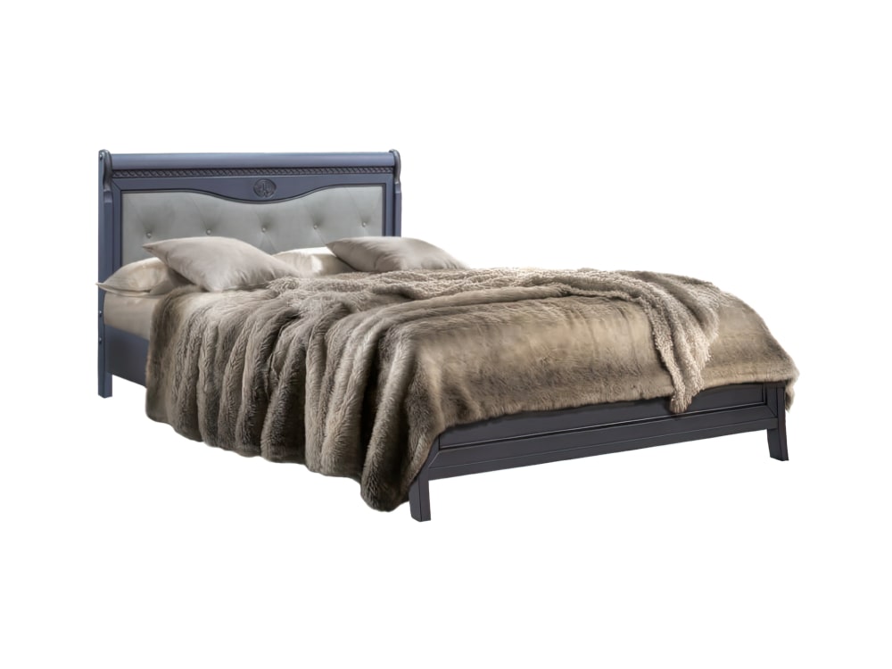 Кровати - Кровать односпальная ЛИКА (изножье низкое), Изабелла + тёмная патина, ММ-137-02/12Б(1) - Белорусская мебель