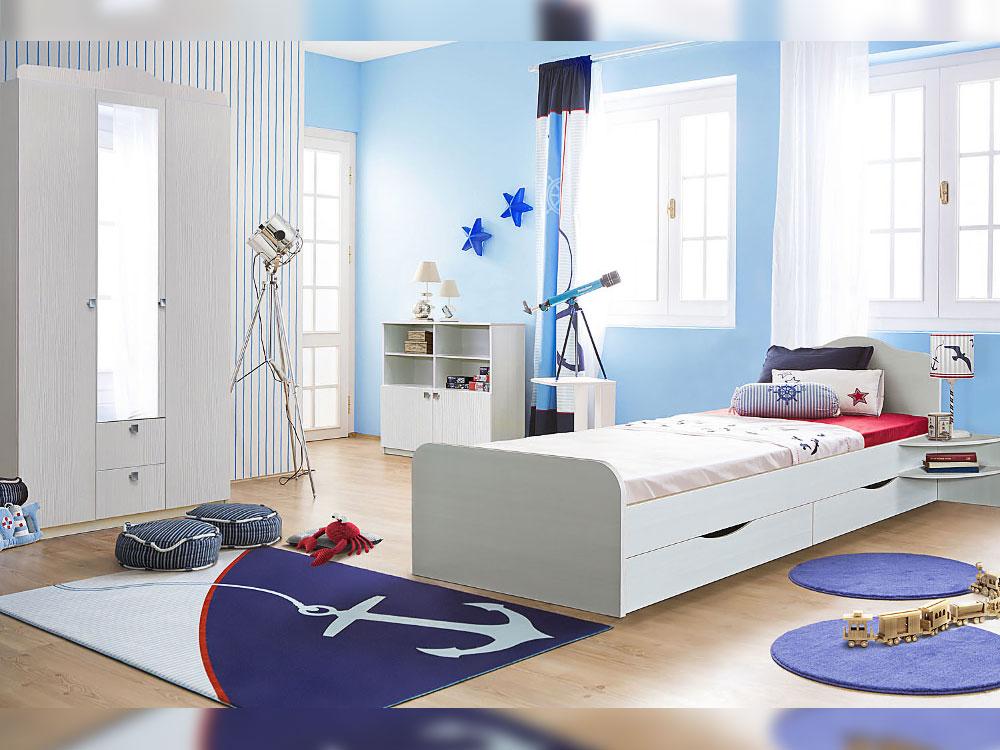 Кровати в детскую - Кровать односпальная СОНАТА, Сосна Карелия, П439.35(2) - Белорусская мебель
