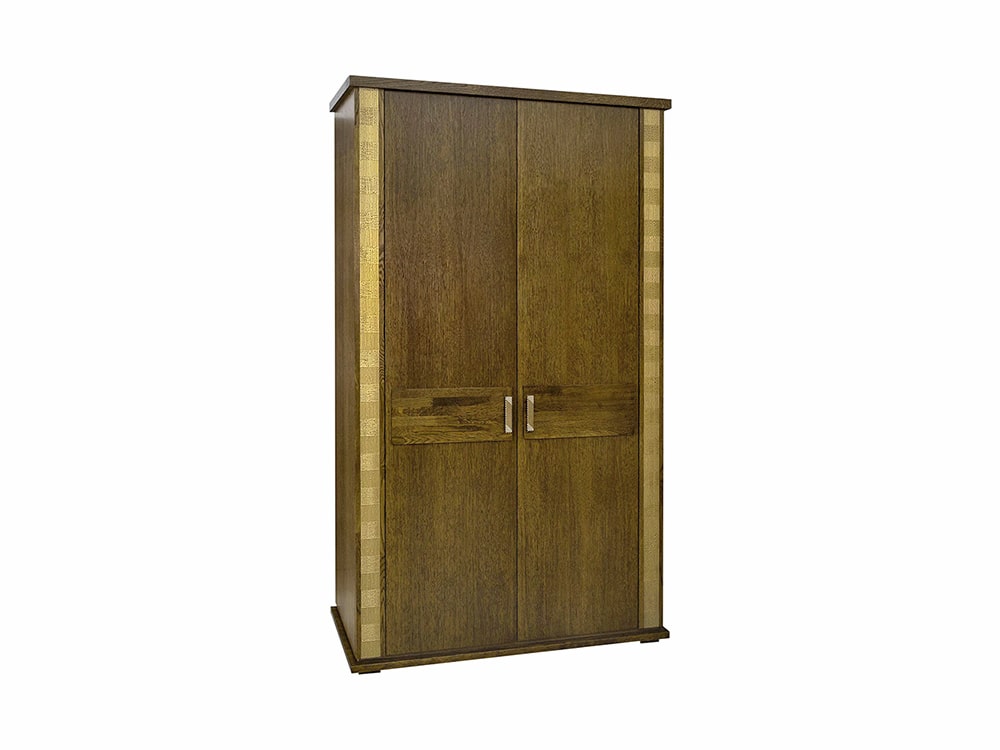 Шкафы для одежды - Шкаф для одежды ТУНИС П344.06, Дуб рустикаль с золочением(1) - Белорусская мебель