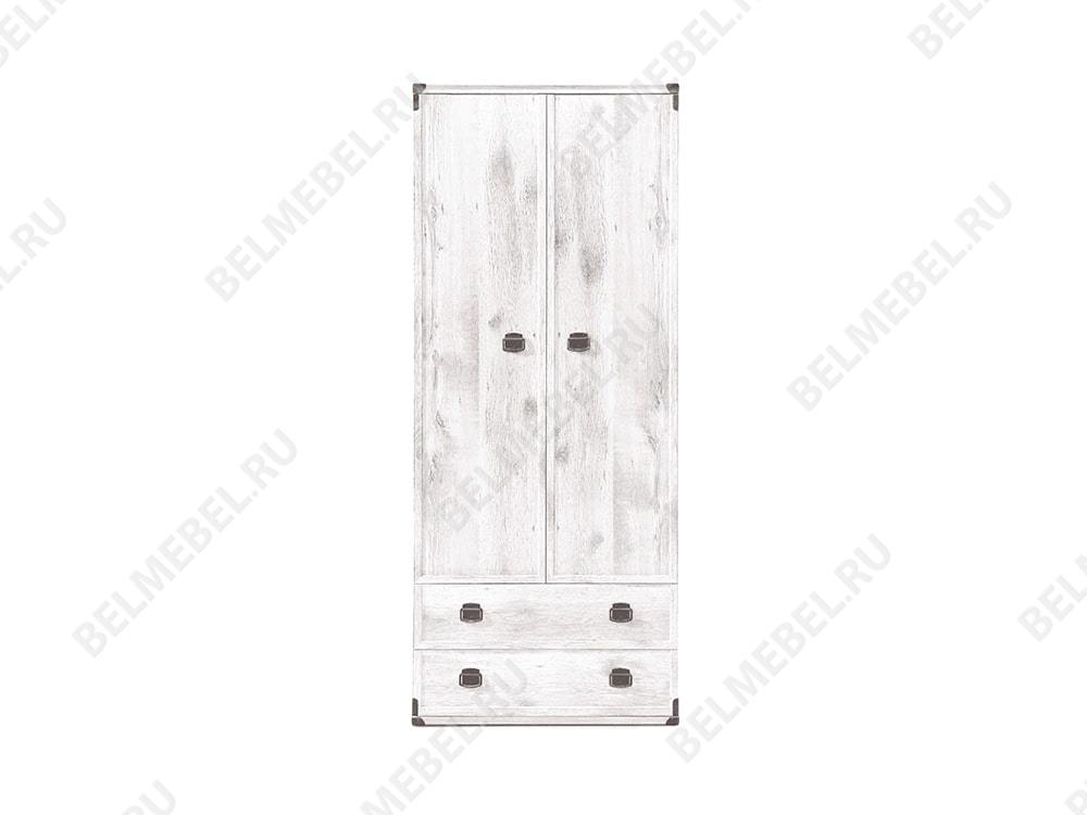 Шкафы для одежды - Шкаф двухдверный Индиана, Сосна Каньон(1) - Белорусская мебель