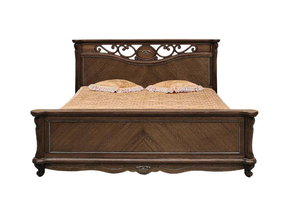 Кровати - Кровать односпальная АЛЕЗИ (изножье высокое), Табак(1) - Белорусская мебель