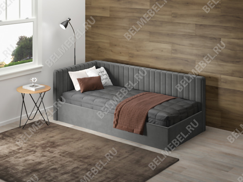Интерьерные мягкие кровати - Кровать ХИЛТОН (90)(7) - Белорусская мебель