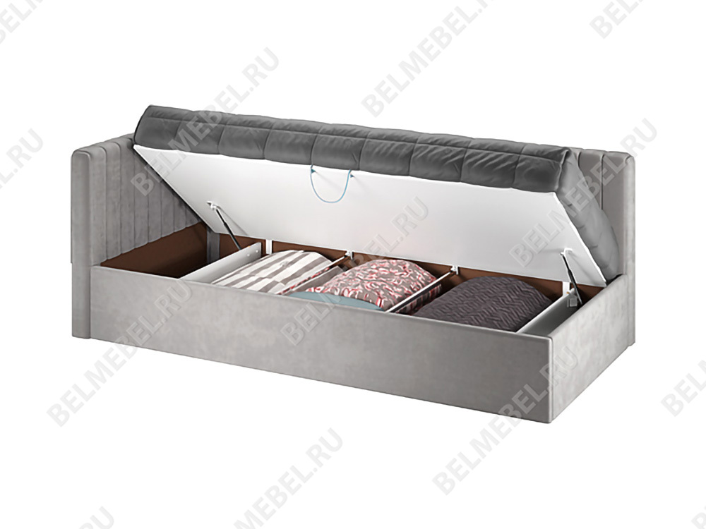 Интерьерные мягкие кровати - Кровать ХИЛТОН (90)(15) - Белорусская мебель