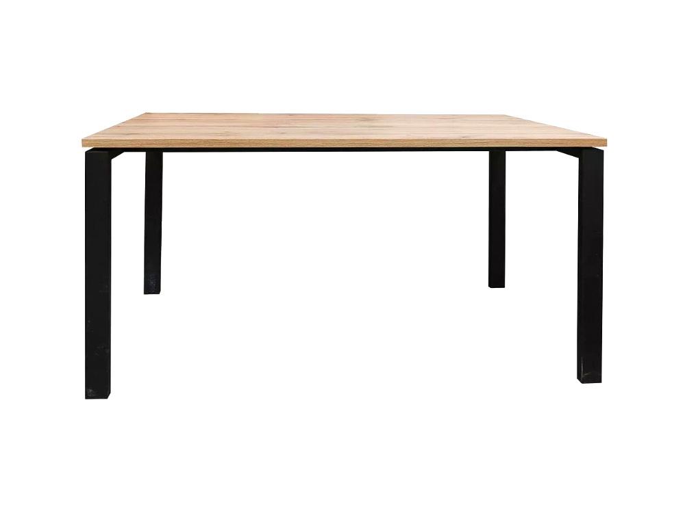 Столы обеденные - Обеденный стол БЛЭКВУД ЛОФТ, Дуб Вотан + чёрный, П3.0556.4.06(1) - Белорусская мебель