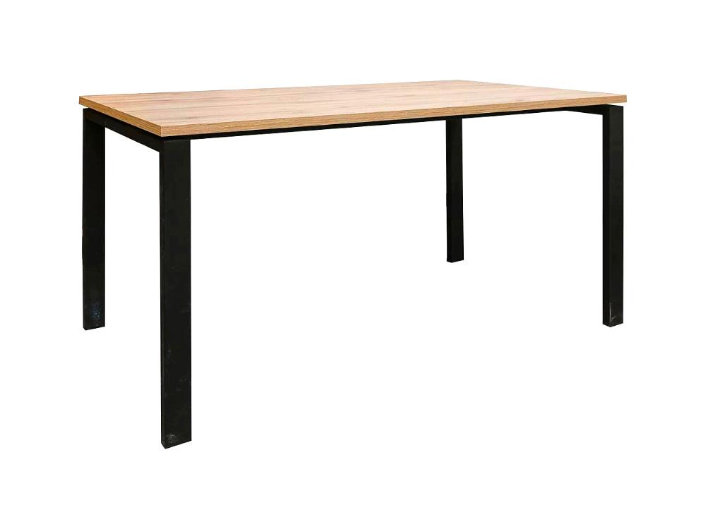 Столы обеденные - Обеденный стол БЛЭКВУД ЛОФТ, Дуб Вотан + чёрный, П3.0556.4.06(3) - Белорусская мебель