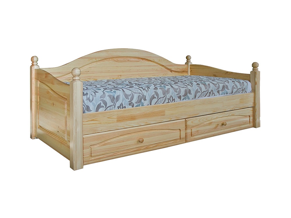 Кровати в детскую - Кровать-диван ЛОТОС 2186, Сосна натуральная(1) - Белорусская мебель