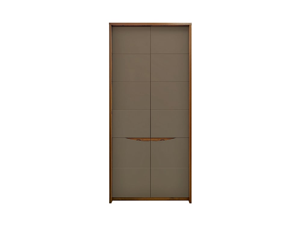 Шкафы для одежды - Шкаф МОНАКО, Дуб Саттер + Серый мокко, 2 двери(2) - Белорусская мебель