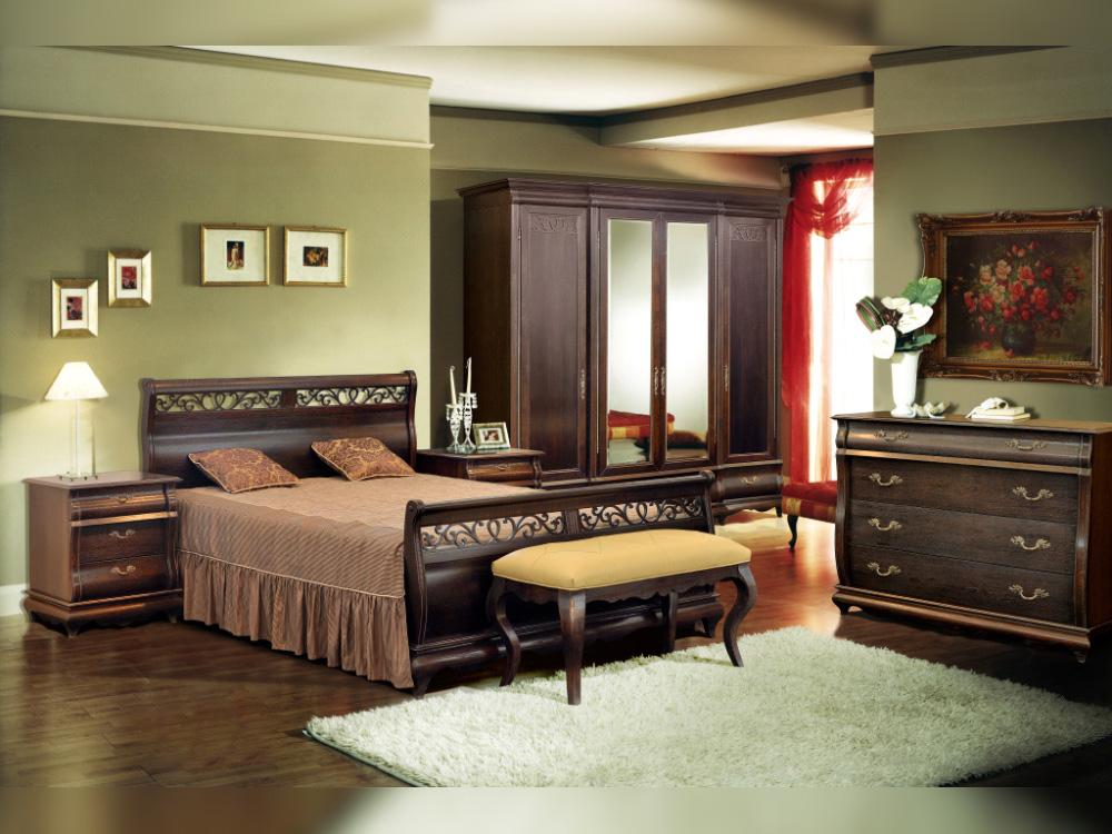 Наборы спален - Спальня ОСКАР (орех)(1) - Белорусская мебель