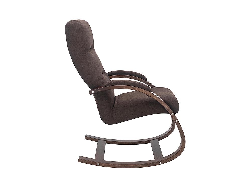Кресла в гостиную - Кресло-качалка МИЛАНО, Орех текстура + Малмо 28(3) - Белорусская мебель
