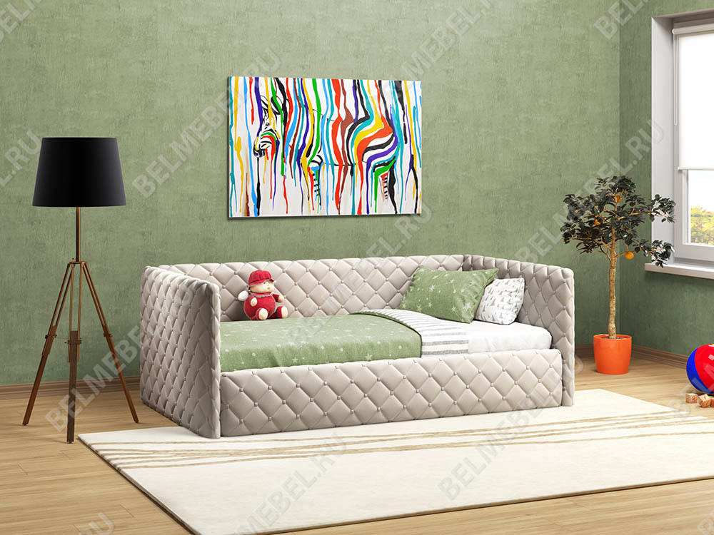 Интерьерные мягкие кровати - Кровать ЭЛИЗА СОФТ, Hammer 35 (90)(2) - Белорусская мебель