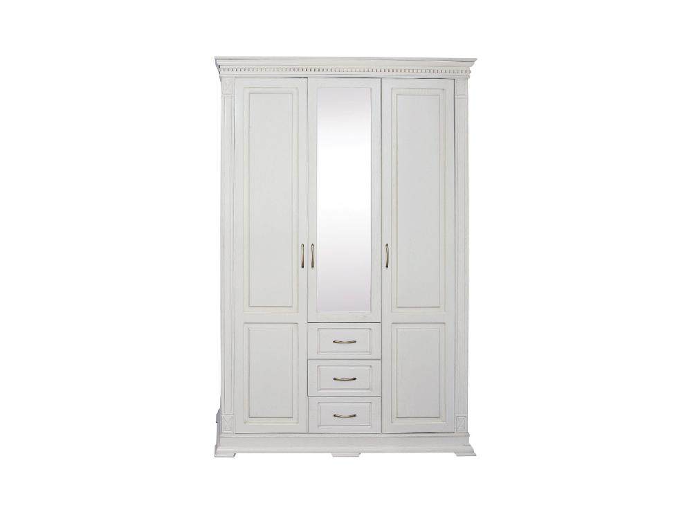 Шкафы для одежды - Шкаф для одежды 3д ВЕРДИ, Слоновая кость, П3.487.1.25(1) - Белорусская мебель