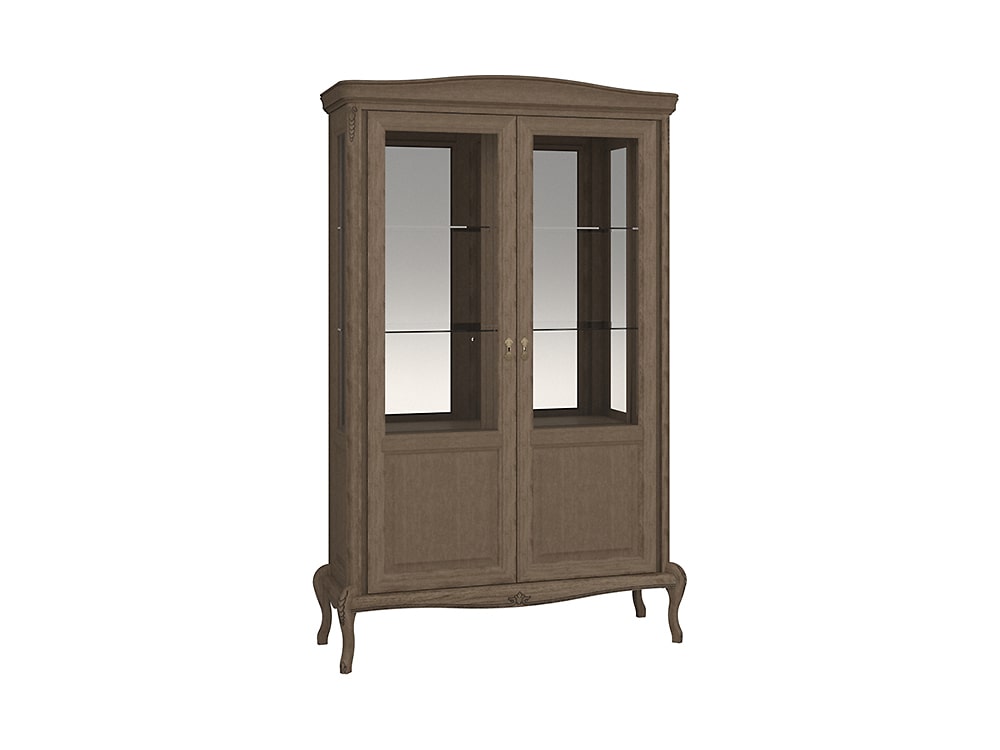 Шкафы с витриной - Шкаф с витриной МОНАКО двудверный, Классик(1) - Белорусская мебель
