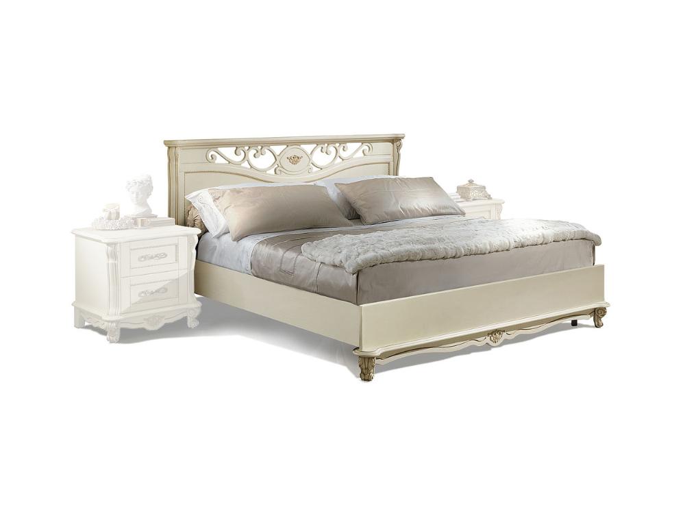 Кровати - Кровать односпальная АЛЕЗИ (изножье низкое), Античная бронза(3) - Белорусская мебель