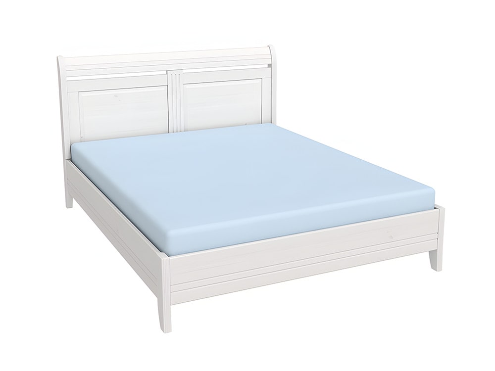 Кровати - Кровать БЕЙЛИ без изножья (140), Белый воск(1) - Белорусская мебель