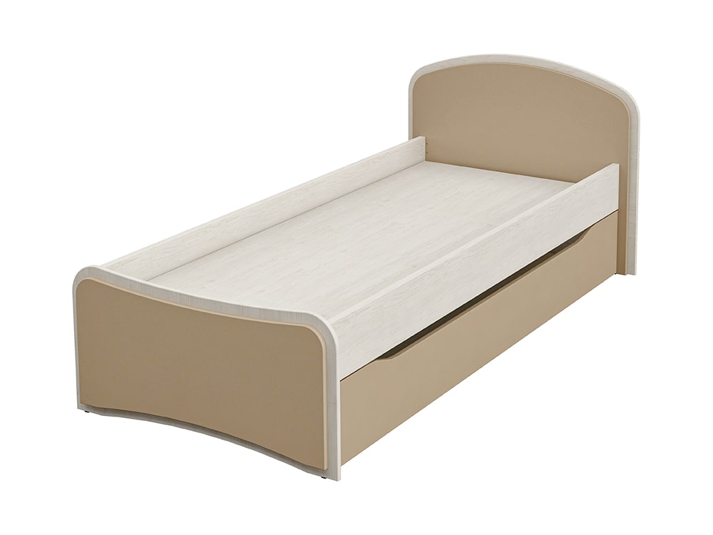 Кровати - Кровать КОМБИ, Капучино + Сосна Рандерс МН-211-09(1) - Белорусская мебель
