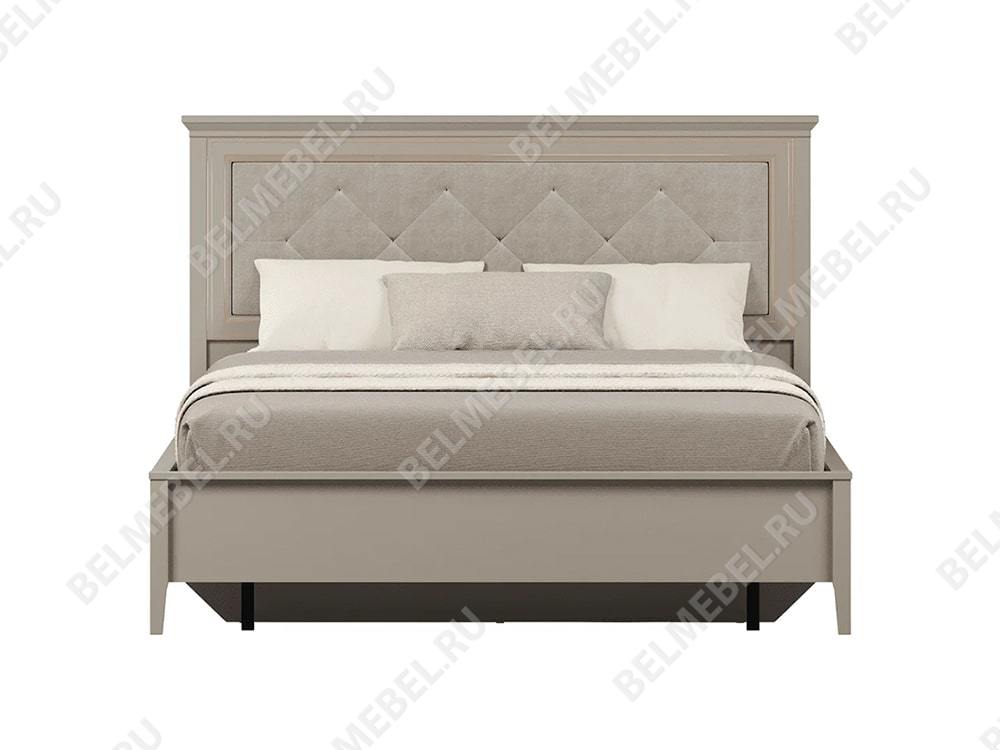 Кровати - Кровать с мягким элементом Classic, Глиняный серый (LOZ160x200)(2) - Белорусская мебель