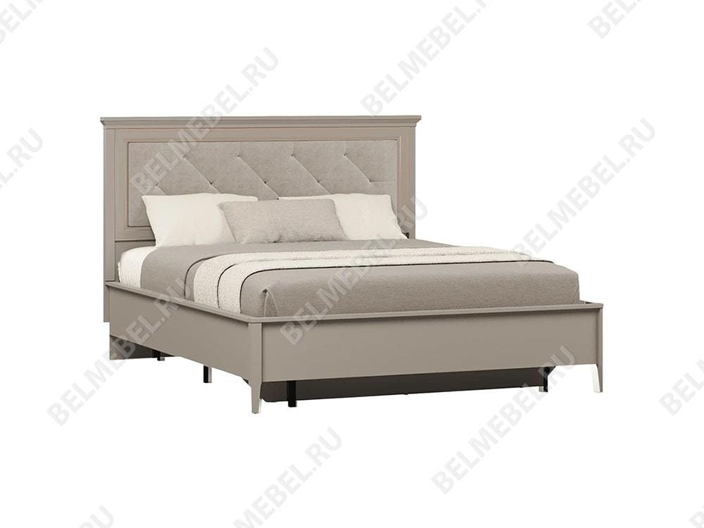 Кровати - Кровать с мягким элементом Classic, Глиняный серый (LOZ160x200)(1) - Белорусская мебель