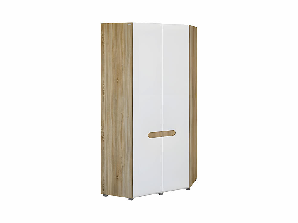 Шкафы для одежды - Шкаф для одежды ЛЕОНАРДО, Белое дерево + Дуб сонома МН-026-11(1) - Белорусская мебель