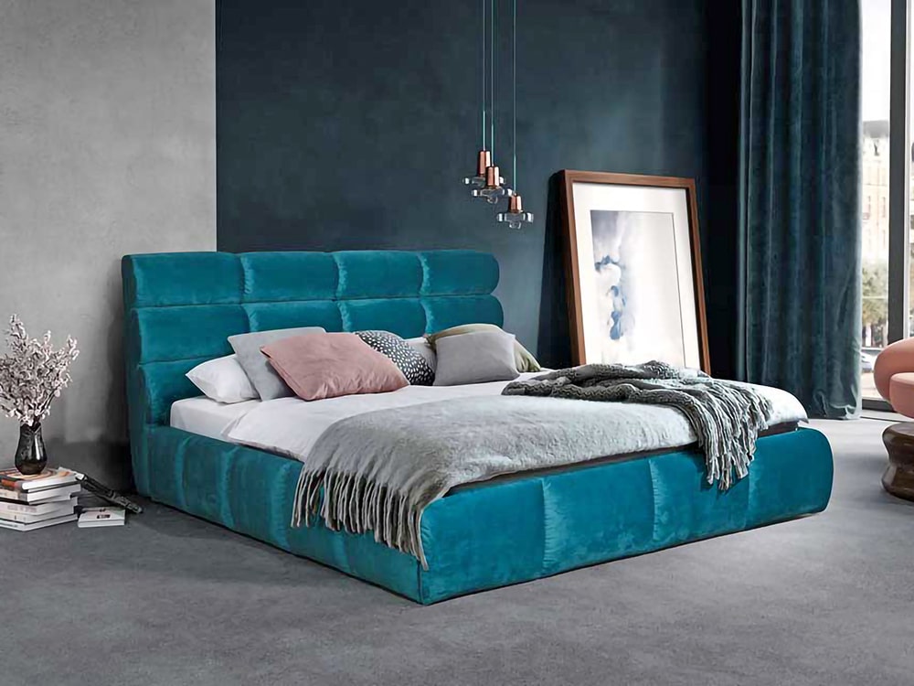 Интерьерные мягкие кровати - Кровать двуспальная ЕЛЕНА (180) (кат.2)(3) - Белорусская мебель