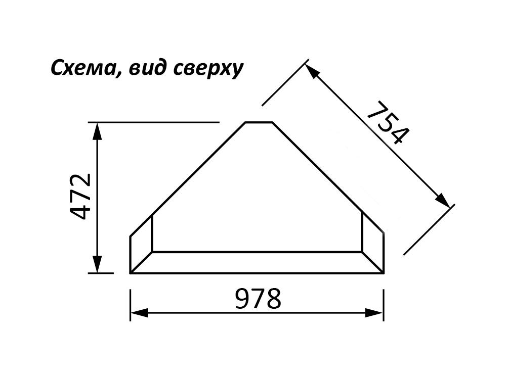 Шкафы с витриной - Угловой шкаф с витриной ПОЛОНЕЗ, ручка слева, Черешня(2) - Белорусская мебель