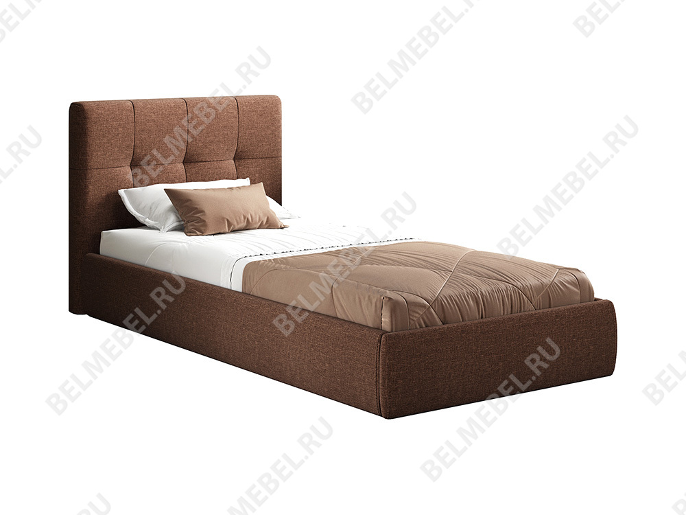 Интерьерные мягкие кровати - Кровать НИКОЛЕТТИ (90) Саванна 124(1) - Белорусская мебель