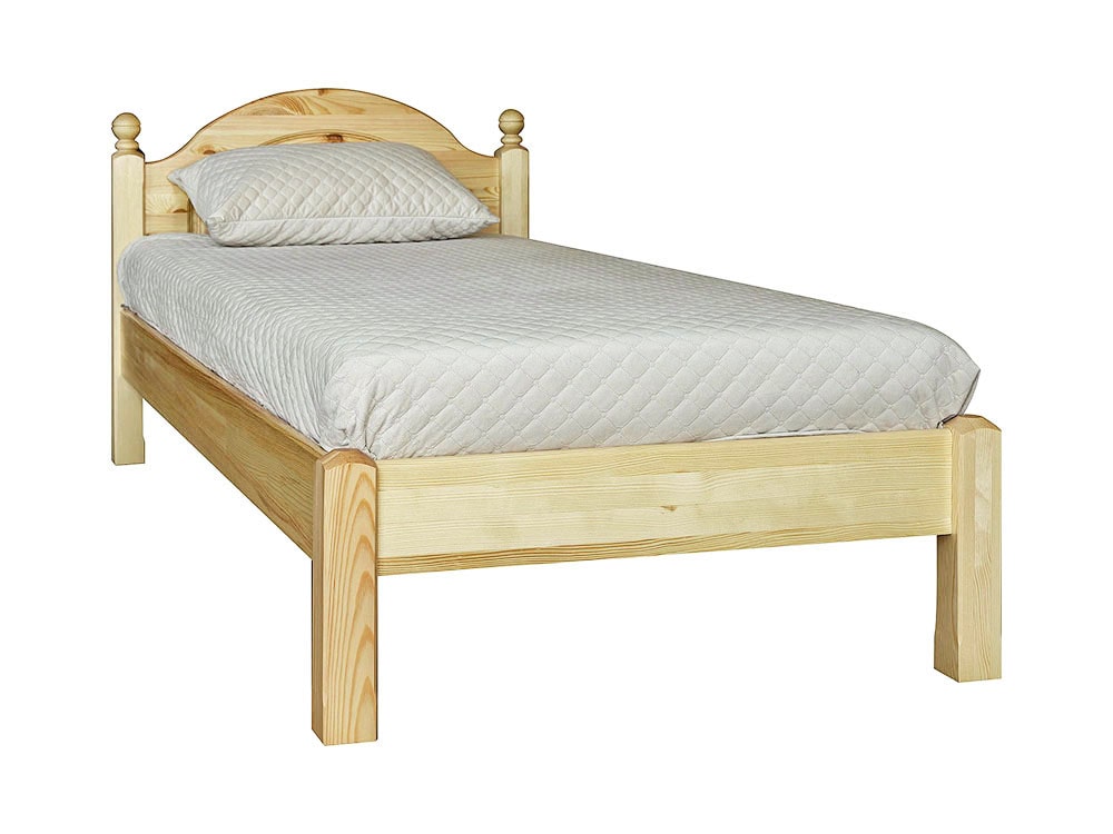 Кровати - Кровать 1-09 ЛОТОС, Сосна натуральная(1) - Белорусская мебель