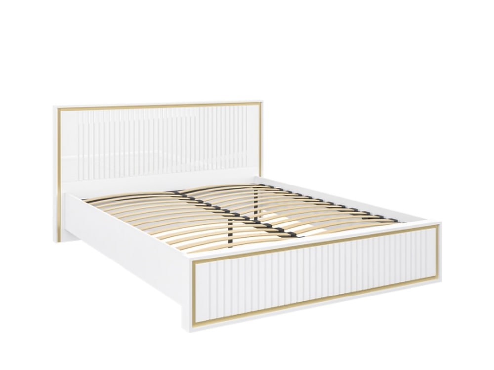 Кровати - Кровать ЛЮКСОР, Белый глянец(1) - Белорусская мебель