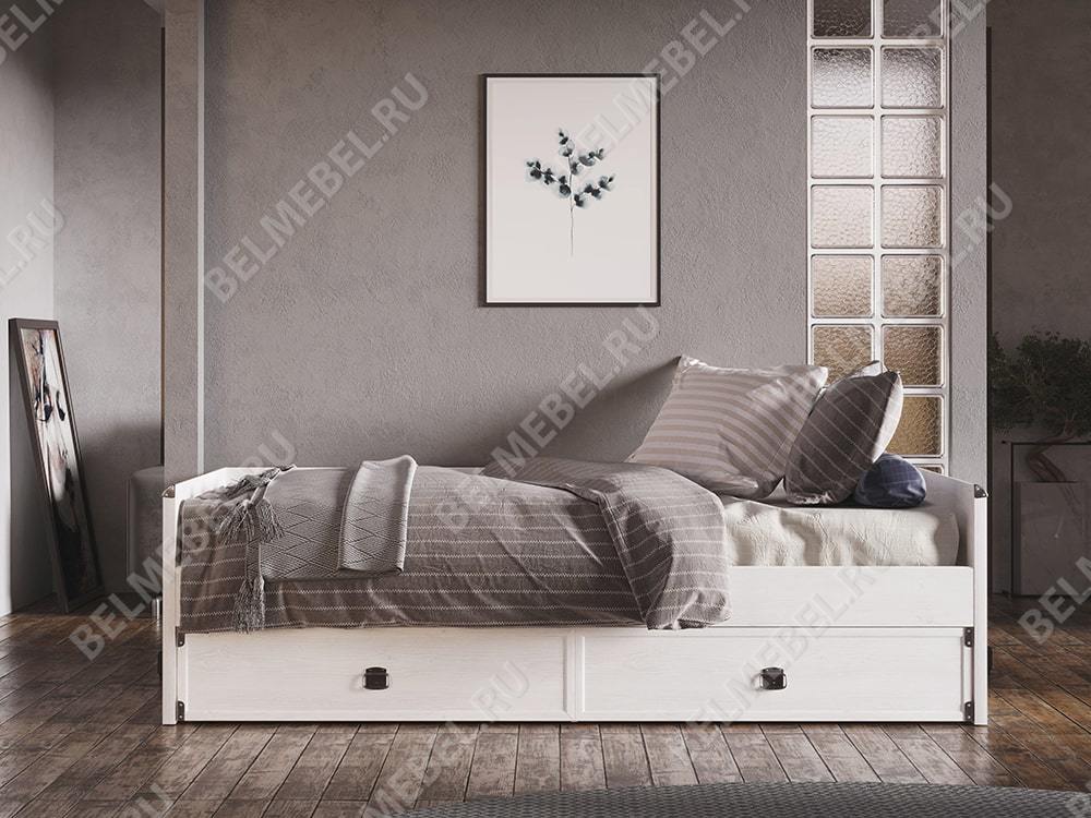 Кровати в детскую - Кровать с выдвижными ящиками Индиана, Сосна Каньон(3) - Белорусская мебель