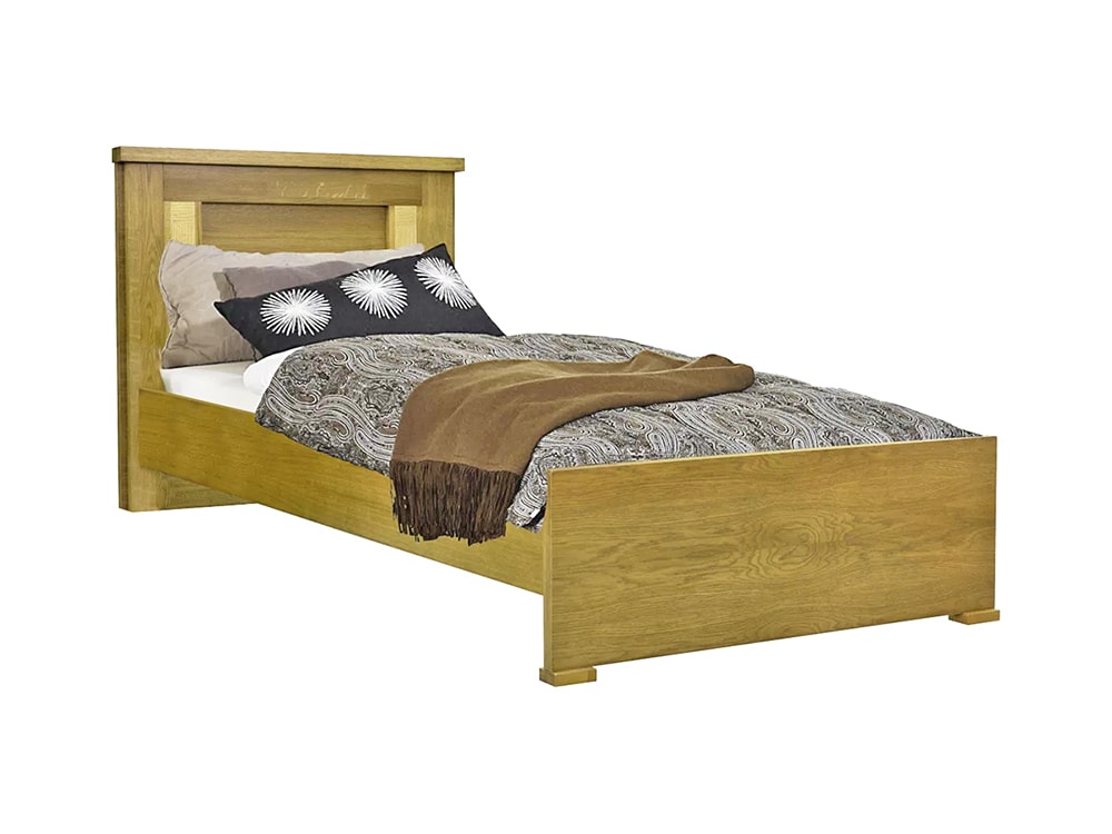 Кровати - Кровать односпальная ТУНИС П344.08, Медовый с золочением(1) - Белорусская мебель