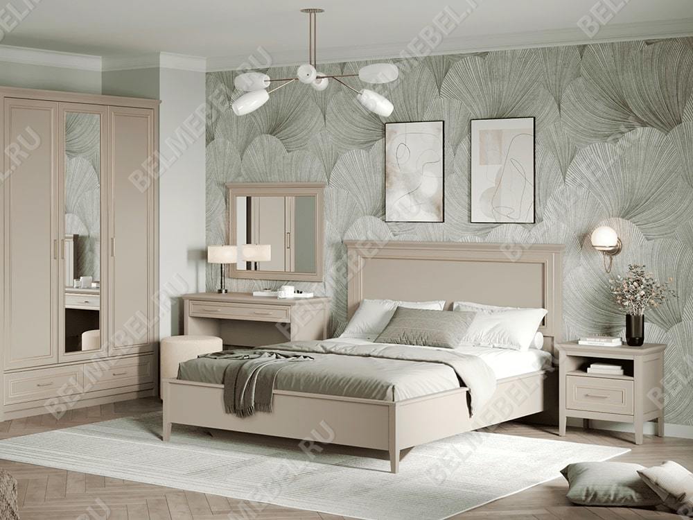 Кровати - Кровать двуспальная Classic, Глиняный серый (LOZ160x200)(3) - Белорусская мебель