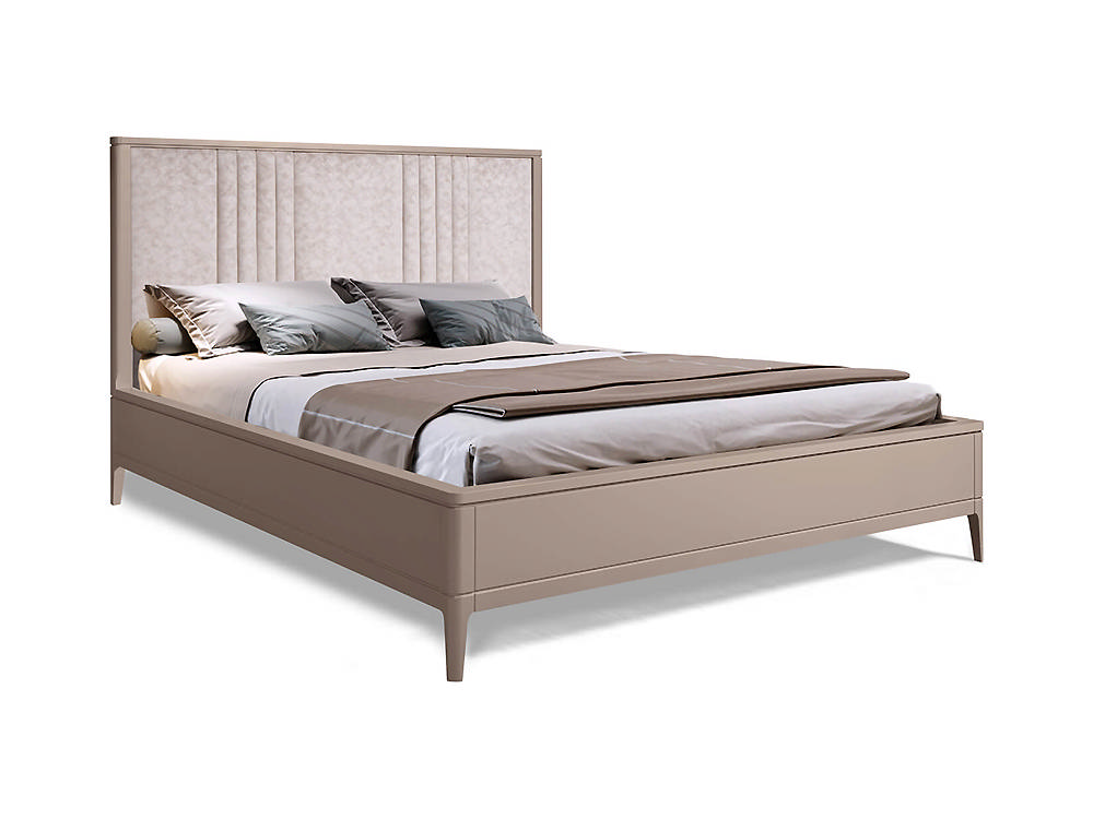 Кровати - Кровать двуспальная МИРАНО (160) Какао(1) - Белорусская мебель