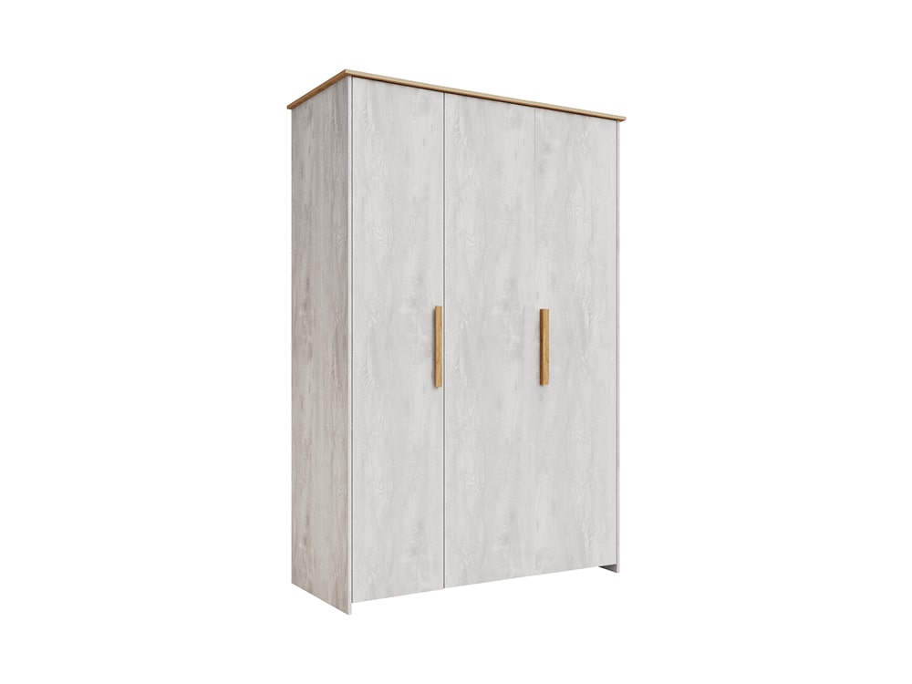 Шкафы для одежды - Шкаф для одежды 3Д СКАНДИНАВИЯ, Бетон пайн светлый + Дуб Наварра(1) - Белорусская мебель