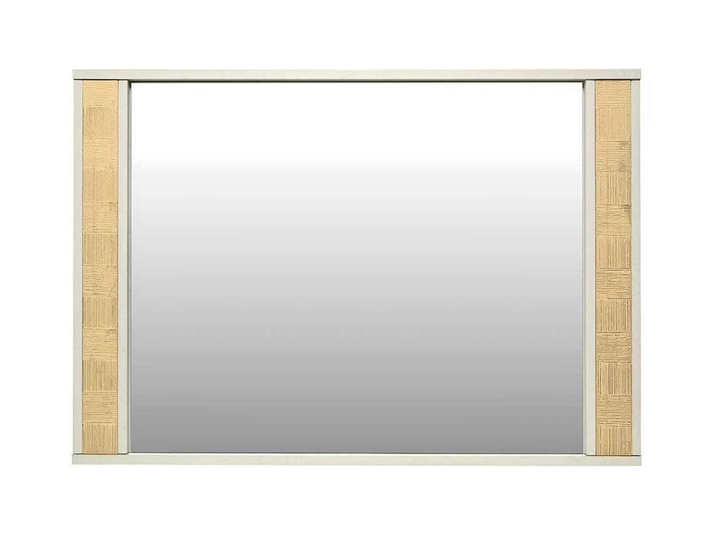 Зеркала - Зеркало настенное ТУНИС П344.03, Слоновая кость с золочением(2) - Белорусская мебель