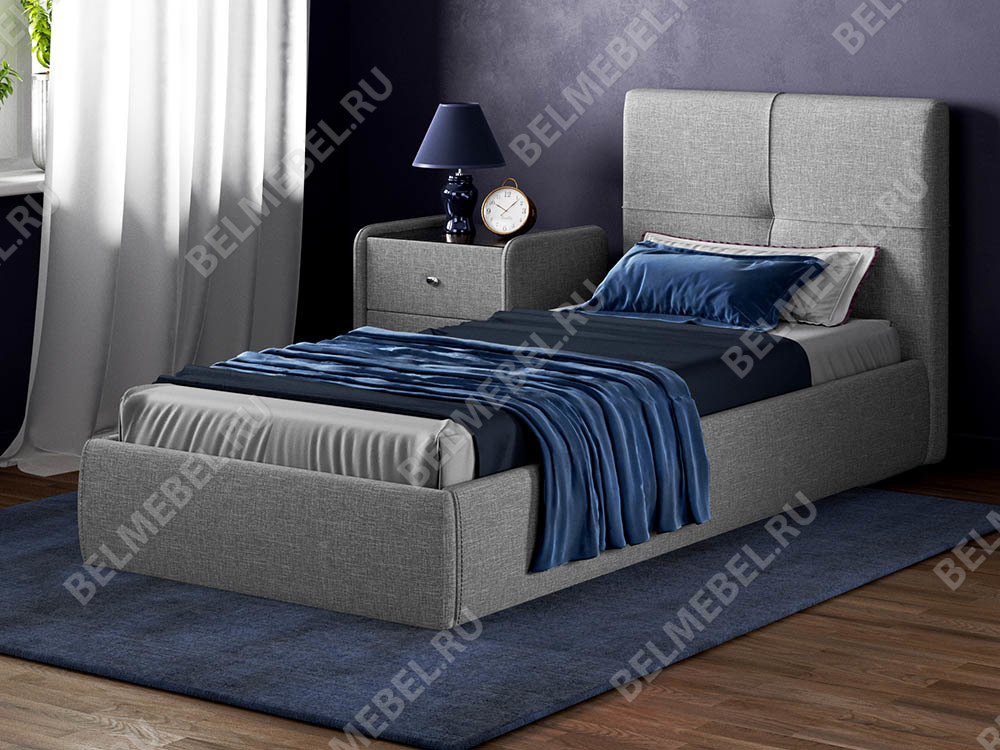 Интерьерные мягкие кровати - Кровать с подъемным механизмом ПРИМА МОДЕЛЬ 1 (90) Зара 03c20-3(2) - Белорусская мебель
